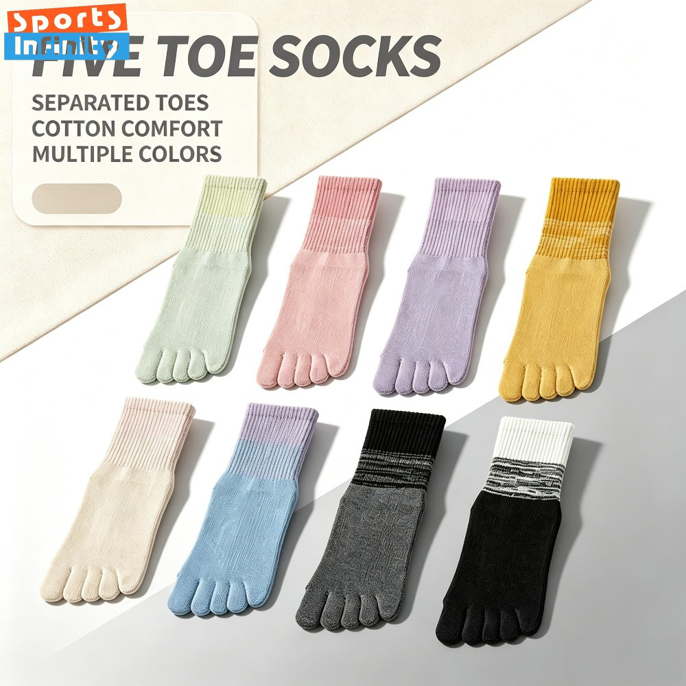 Pilates Yoga Gym - Toe Yoga Socks for Women Anti