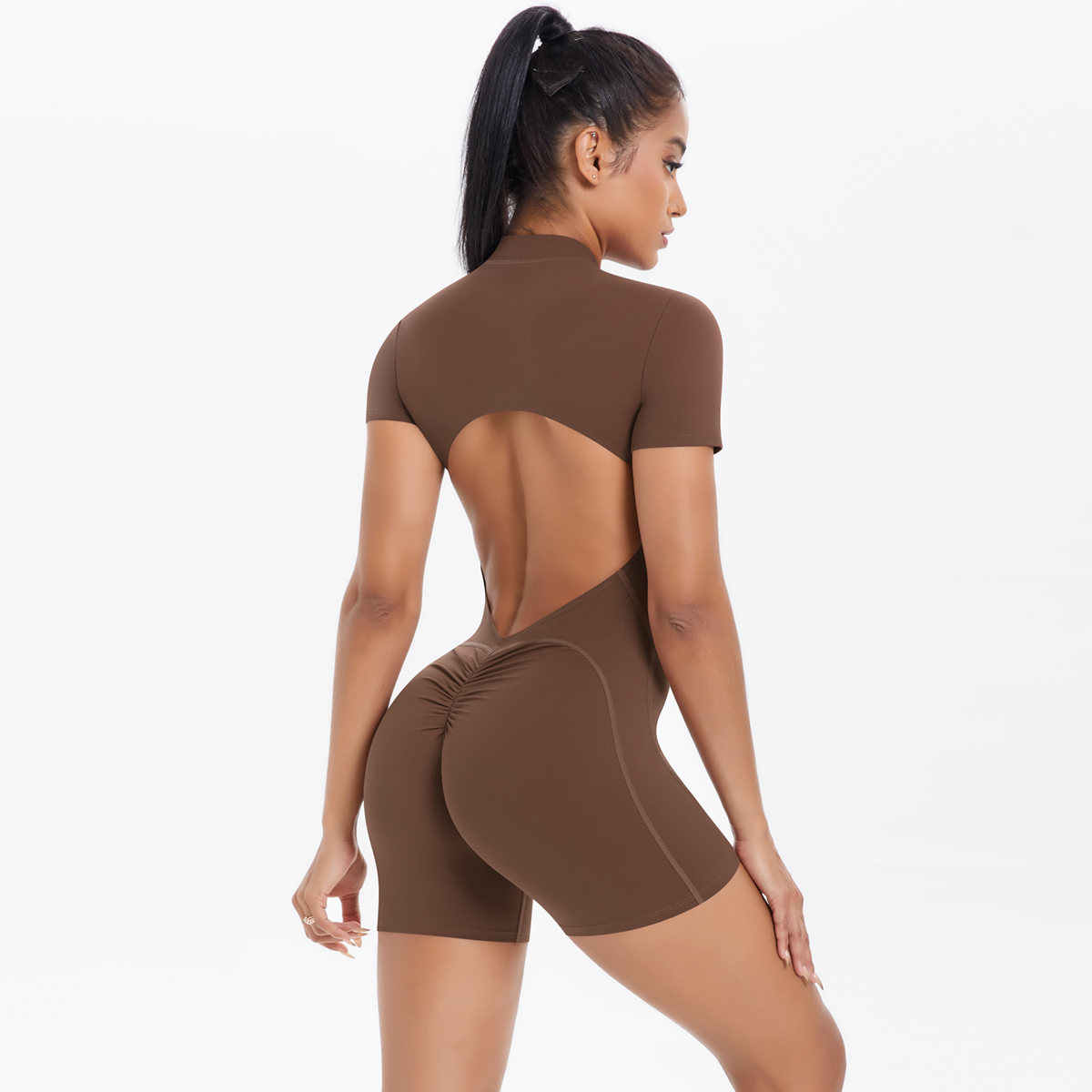 Women Gym Jumpsuit Short Yoga  - Pilates Yoga Gear 评论和价格
