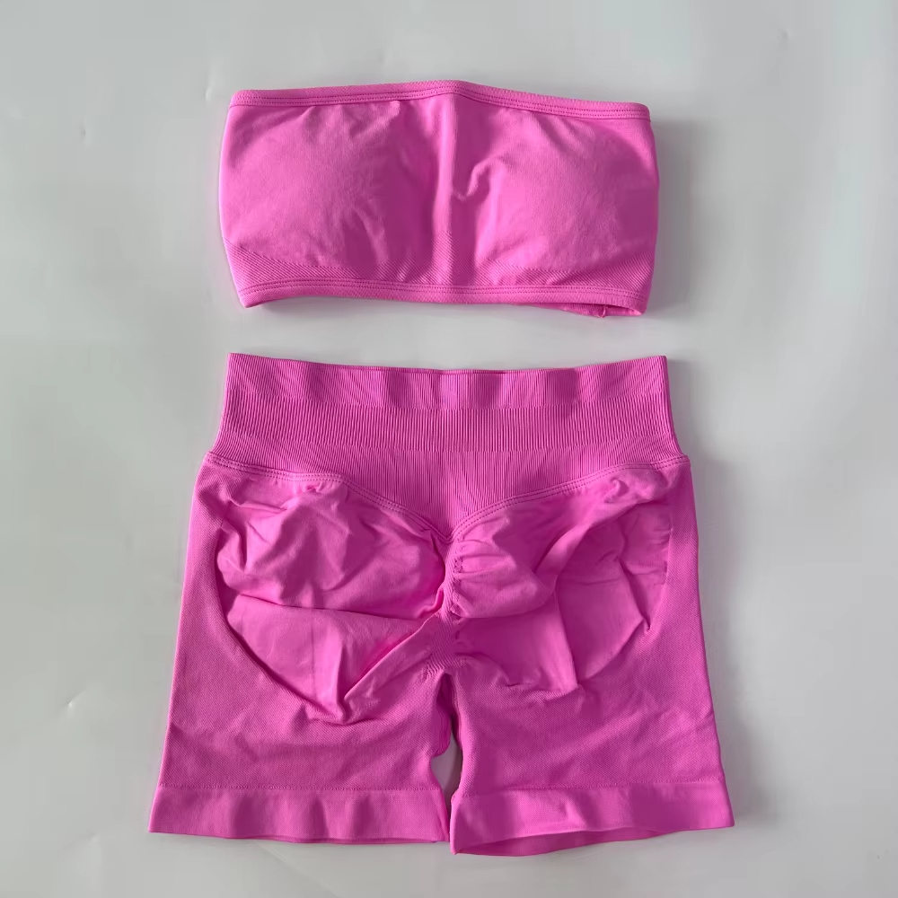 Yoga Women 2-Piece Set Bandeau - Pilates Yoga Gear 评论和价格