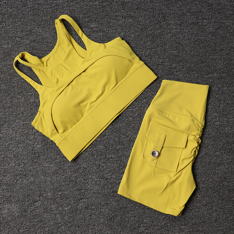 Fitness Shorts Yoga Sets Women - Pilates Yoga Gear 评论和价格