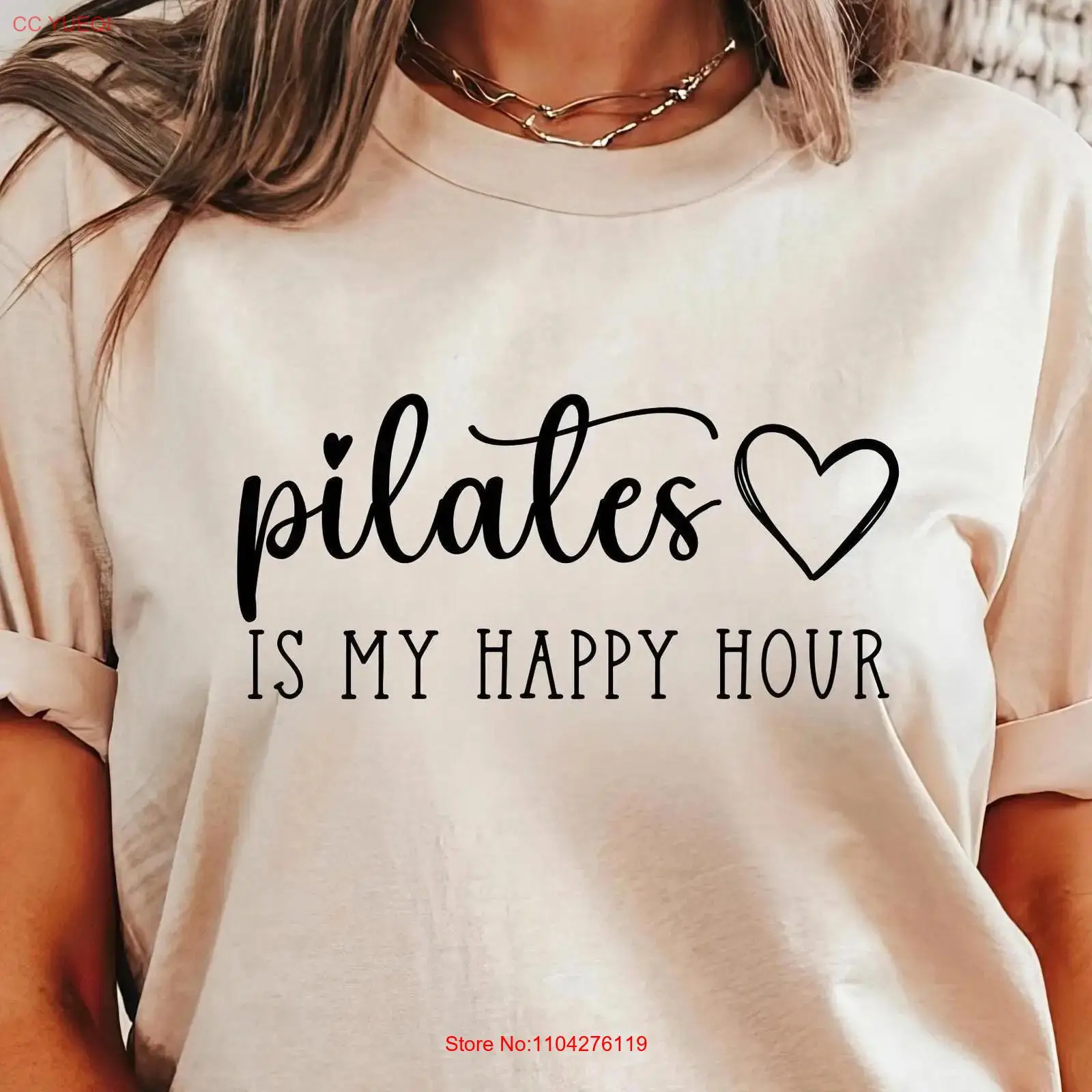 Pilates is my Happy Hour T Shi - Pilates Yoga Instructor 评论和价格