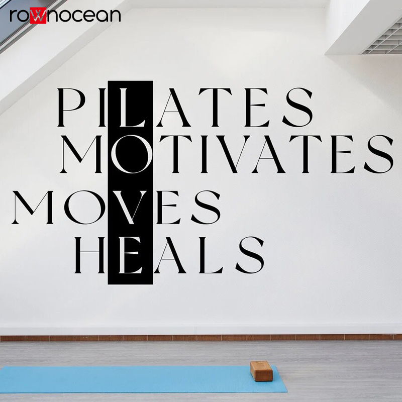 Pilates quotes Wall Sticker Yo - Pilates Yoga Quotes 评论和价格