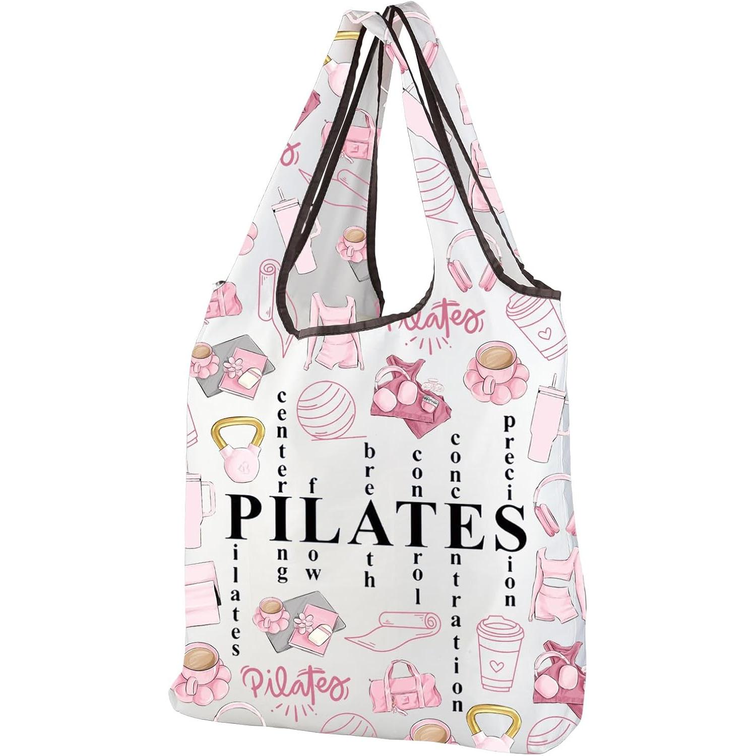 Pink Pilates Tote Bag Gifts fo - Pilates Yoga Instructor 评论和价格
