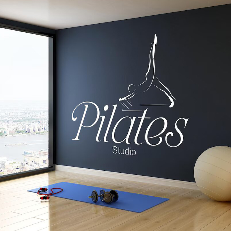 Pilates Studio Sticker Wall De - Pilates Yoga Quotes 评论和价格