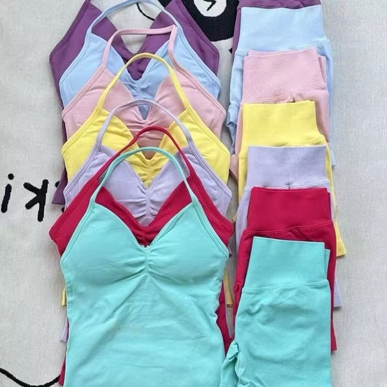 1-2 Pieces Gym Set Women Backl - Pilates Yoga Gear 评论和价格